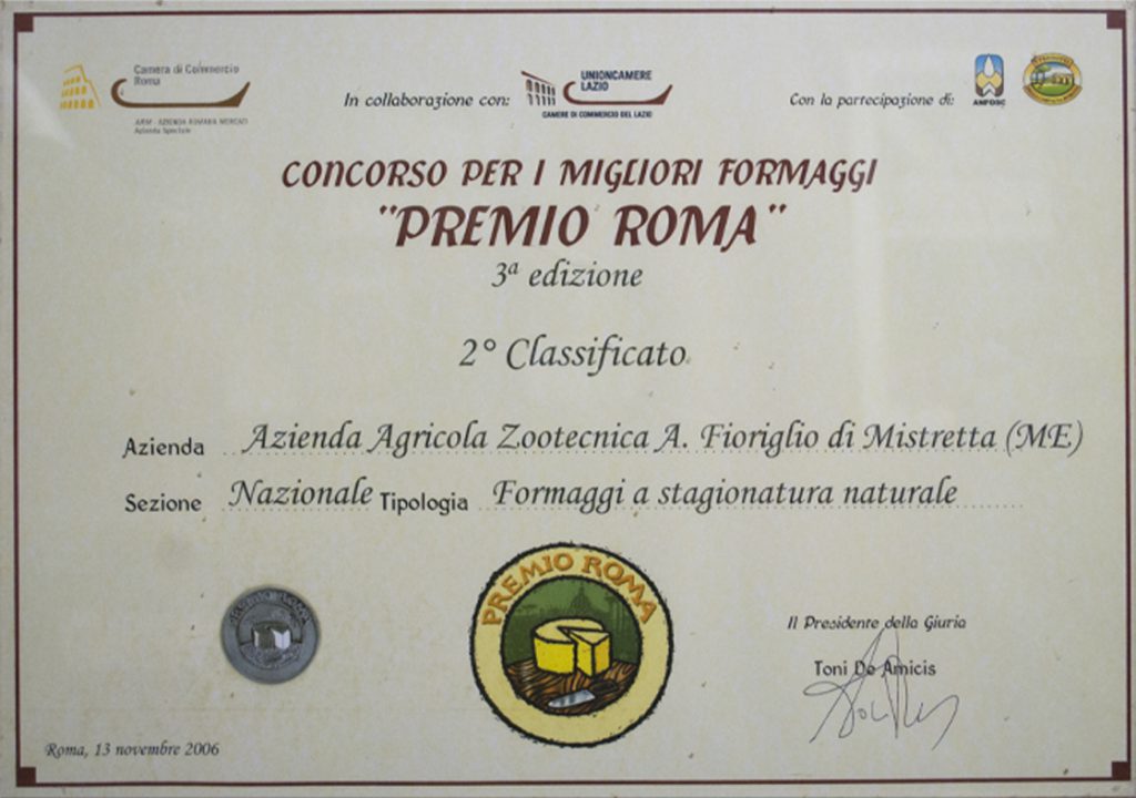 Riconoscimenti Provola Fioriglio (2)